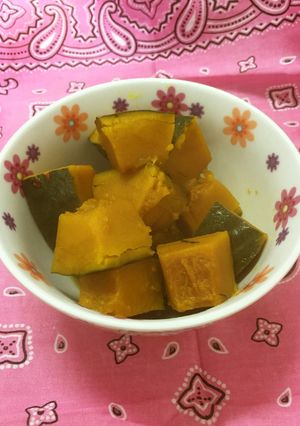 塩が決め手！カボチャの煮物-レシピのメイン写真