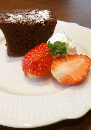オリーブオイルでガトーショコラ-レシピのメイン写真