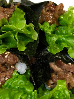 簡単‼焼き肉手巻き寿司-レシピのメイン写真