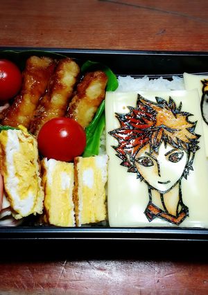 海苔アート キャラ弁 ハイキュー-レシピのメイン写真