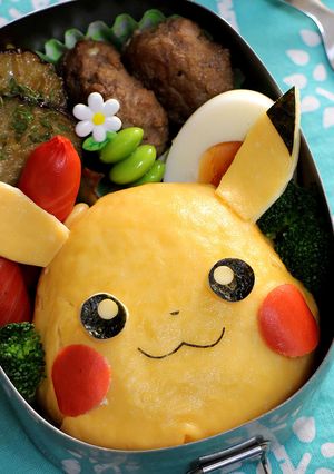 オムすび☆ピカチュウのキャラ弁-レシピのメイン写真