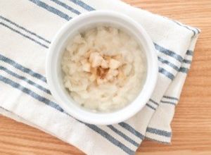 離乳食 バナナのミルクパンがゆ☆-レシピのメイン写真