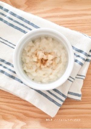離乳食 バナナのミルクパンがゆ☆-レシピのメイン写真