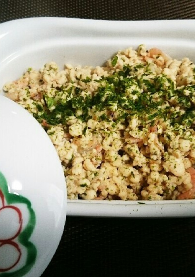 小エビと青海苔のお豆腐そぼろ-レシピのメイン写真