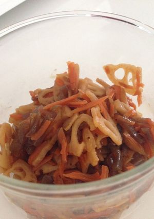 レンコンとにんじんのきんぴら-レシピのメイン写真