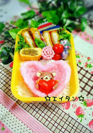 Wハートでバレンタイン❤リラックマ❤-レシピのメイン写真