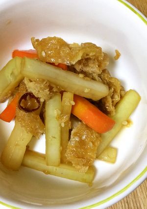 パリパリ ☆ 大根の皮 できんぴら風 ♫-レシピのメイン写真