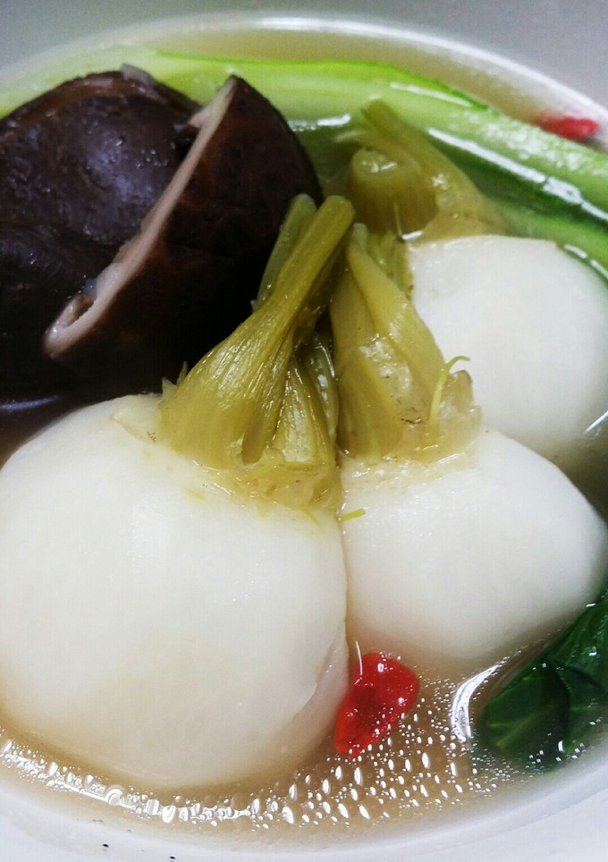 『かぶらと干し椎茸の中華風スープ』-レシピのメイン写真