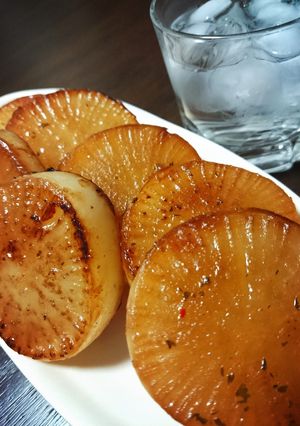 大根のガーリックバター醤油ステーキ♪-レシピのメイン写真