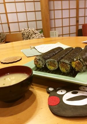 ハンバーグの恵方巻き-レシピのメイン写真