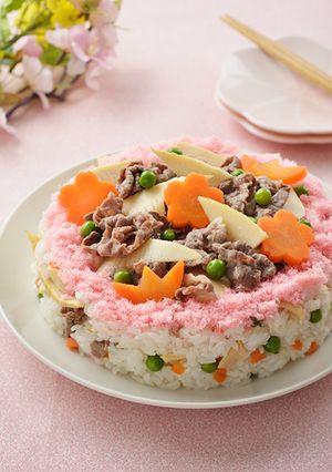 牛肉とたけのこの時雨煮春ちらし-レシピのメイン写真
