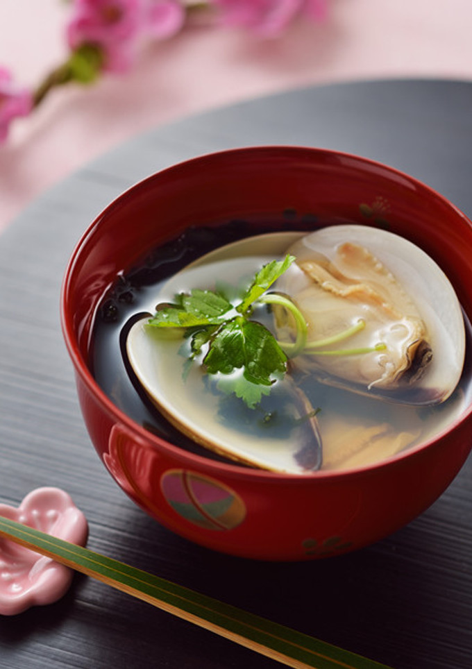はまぐりと海苔のお吸い物-レシピのメイン写真