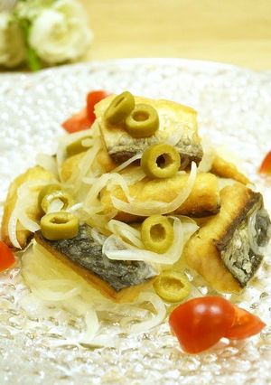 簡単♡塩さばと玉ねぎの軽いマリネ♪-レシピのメイン写真