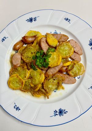 簡単⭐︎美味しいズッキーニとウインナー炒め-レシピのメイン写真