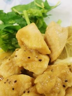柔らかジューシー!!鶏むね肉のキウイ風味-レシピのメイン写真
