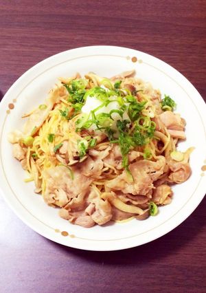 彼飯◎あっさり和風おろし豚バラパスタ-レシピのメイン写真