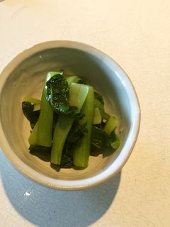 チョ~簡単。小松菜のおひたし-レシピのメイン写真