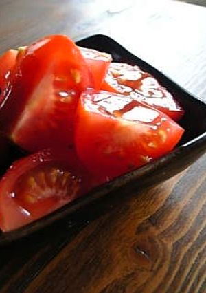 ♣我が家流トマトの食べ方-レシピのメイン写真