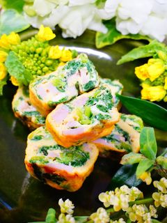 春*すっごく美味しい【菜の花の玉子焼き】-レシピのメイン写真