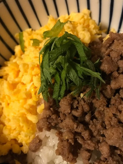 大葉がアクセント♩生姜の効いたそぼろ丼-レシピのメイン写真