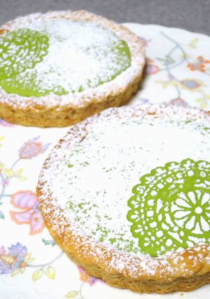 【本格】抹茶のレアチーズタルト♪-レシピのメイン写真