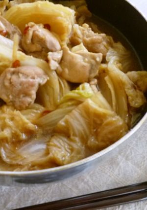★白菜と鶏モモ肉★いり煮♪♪-レシピのメイン写真