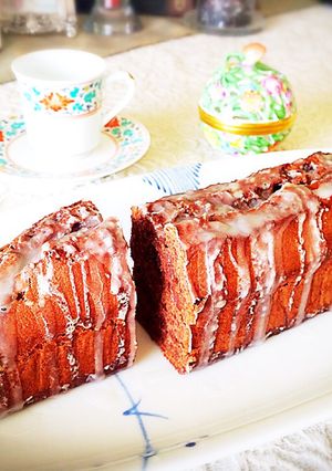 ココナッツオイルのココアパウンドケーキ♪-レシピのメイン写真