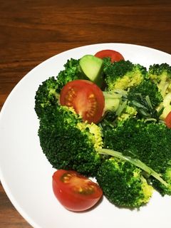 ブロッコリーと水菜のバター炒め-レシピのメイン写真