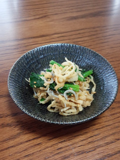 ほうれん草と切り干し大根の生姜醤油-レシピのメイン写真