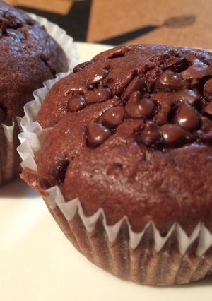 簡単チョコチップマフィン【バター不使用】-レシピのメイン写真