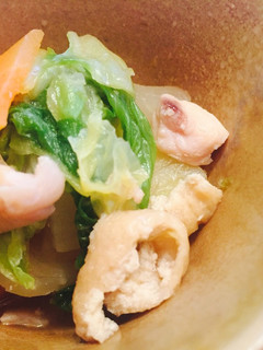 柚子胡椒風味 白菜と鶏肉の煮物-レシピのメイン写真