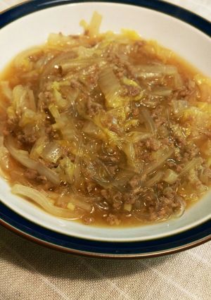 白菜大量消費☆春雨と豚ひき肉の炒め煮-レシピのメイン写真