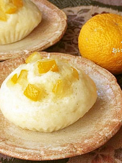 ホットケーキミックス柚子蒸しパン-レシピのメイン写真