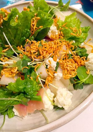 チキラーサラダ♪チキンラーメンアレンジ-レシピのメイン写真