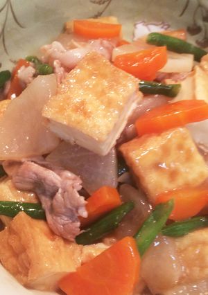 【時短】フライパンで大根と厚揚げの煮物-レシピのメイン写真