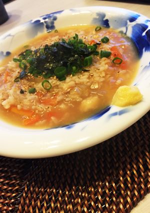 残り物の煮魚で激ウマ生姜雑炊！朝食にも♪-レシピのメイン写真