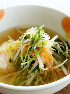鶏団子と5種の野菜のヘルシースープ-レシピのメイン写真