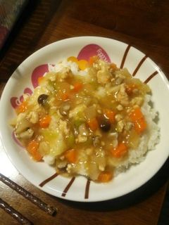 平日ご飯☆和風あんかけ丼♪-レシピのメイン写真