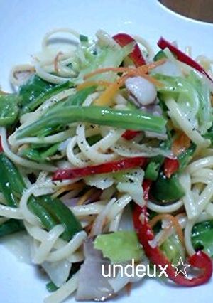 野菜たっぷりスパゲティ-レシピのメイン写真