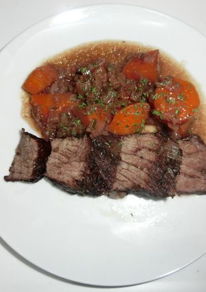 フランスの家庭料理～ビーフアラモード～-レシピのメイン写真