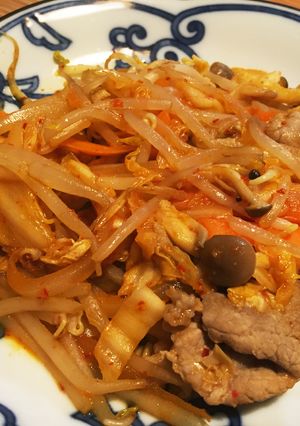 ご飯がすすむ！豚キムチ-レシピのメイン写真