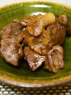 焼き肉のタレでお手軽!鶏レバーの簡単煮-レシピのメイン写真