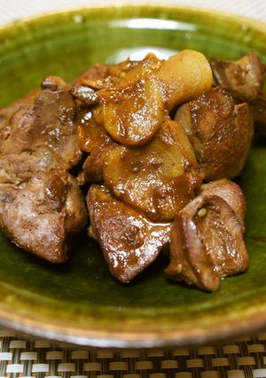焼き肉のタレでお手軽！鶏レバーの簡単煮-レシピのメイン写真