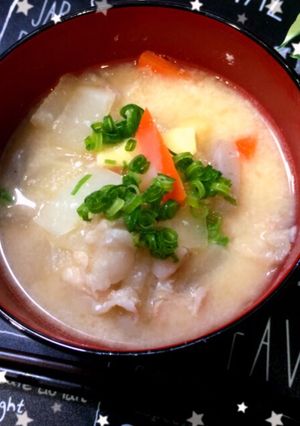 ダイエットにも★栄養満点温まる粕汁-レシピのメイン写真