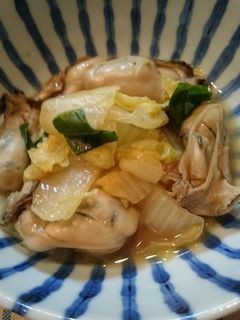 牡蠣と白菜のバター醤油炒め★-レシピのメイン写真