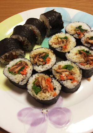 さんまの缶詰としその巻き寿司-レシピのメイン写真