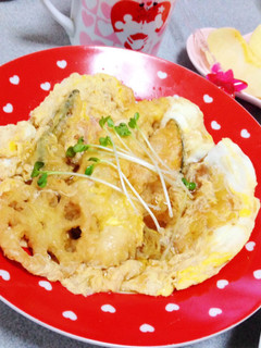 天麩羅リメイクで天とじ♡-レシピのメイン写真
