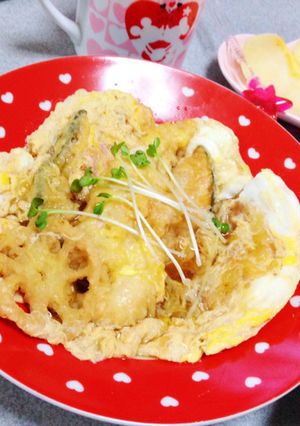 天麩羅リメイクで天とじ♡-レシピのメイン写真