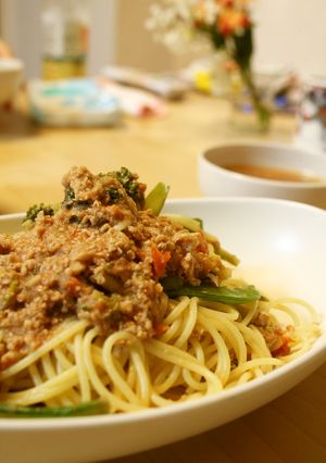 フレッシュトマトのミートソースパスタ☆-レシピのメイン写真