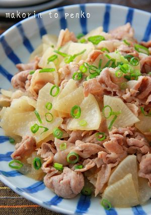 大根大量消費＊豚肉と大根のゆず胡椒炒め-レシピのメイン写真